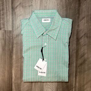Hyden Yoo Multi Check Long Sleeve Button Down - Small